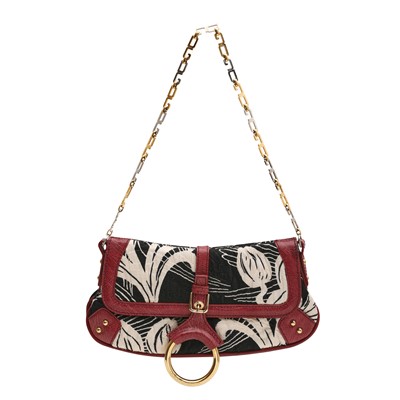 Lot 356 - Dolce & Gabbana Monochrome Print Shoulder Bag