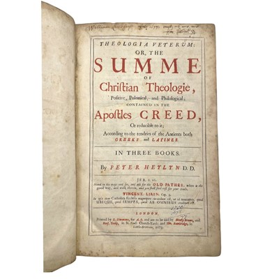 Lot 21 - Heylyn (Peter) Two works