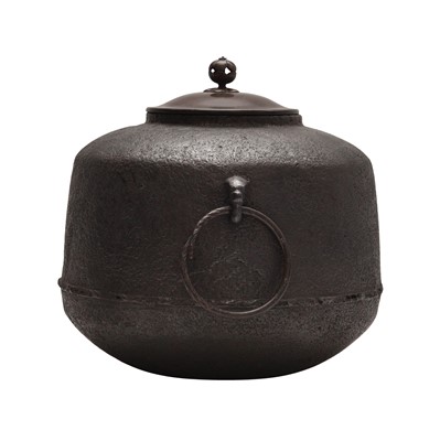 Lot 4 - A Japanese cast iron tea kettle (kama chagama), 19th - 20th century