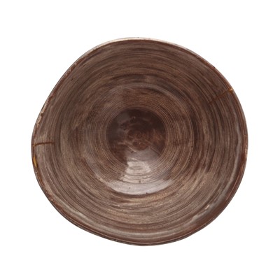 Lot 23 - A fine Japanese Utsutsugawa 'zangetsu' teabowl (chawan), Edo period, 18th century