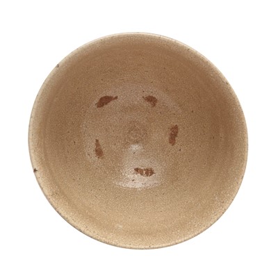 Lot 26 - A Japanese Hagi ware tea bowl (chawan), Edo - Meiji period