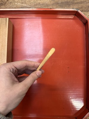 Lot 11 - A Japanese bamboo tea scoop (chashaku), Edo period - Meiji era