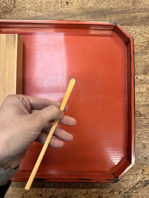 Lot 11 - A Japanese bamboo tea scoop (chashaku), Edo period - Meiji era