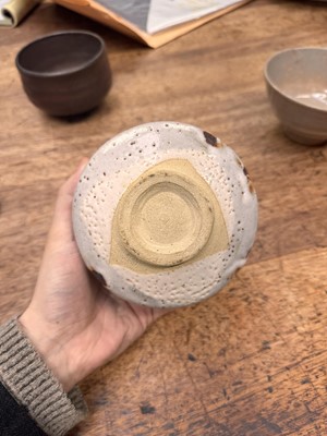 Lot 73 - Three Japanese tea bowls (chawan), Meiji period or later