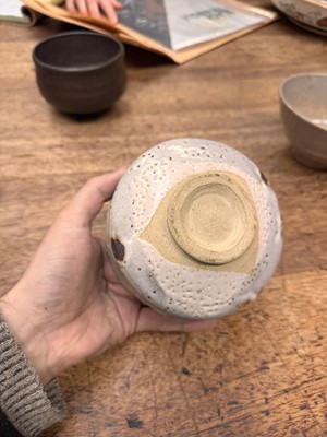 Lot 73 - Three Japanese tea bowls (chawan), Meiji period or later