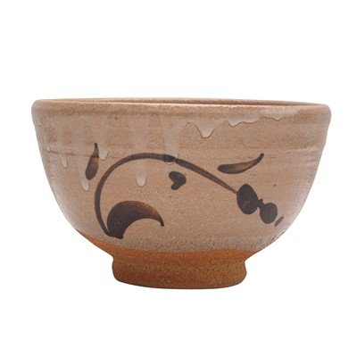 Lot 72 - Three Japanese tea bowls (chawan), Meiji period or later