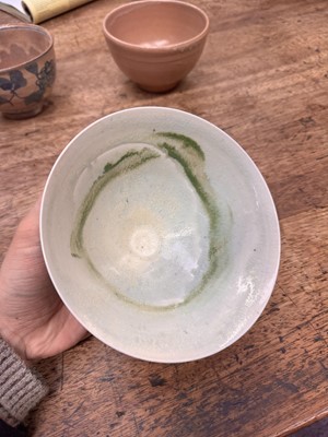 Lot 72 - Three Japanese tea bowls (chawan), Meiji period or later