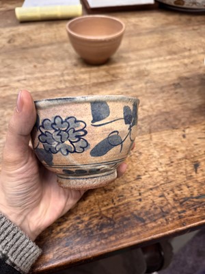 Lot 72 - Three Japanese tea bowls (chawan), Meiji period or later