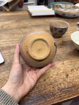 Lot 72 - Three Japanese tea bowls (chawan), Meiji period or later