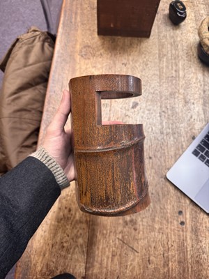 Lot 20 - A Japanese bamboo flower vase (hanaire), 17th - 18th century