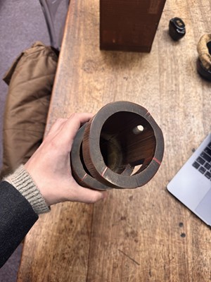 Lot 20 - A Japanese bamboo flower vase (hanaire), 17th - 18th century