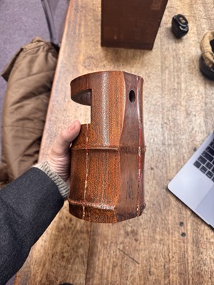 Lot 20 - A Japanese bamboo flower vase (hanaire), 17th - 18th century