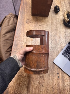 Lot 20 - A Japanese bamboo flower vase (hanaire), 17th - 18th century