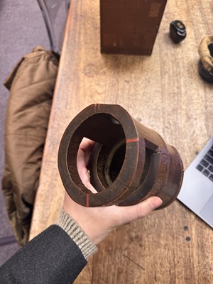 Lot 20 - A Japanese bamboo flower vase (hanaire), 17th - 18th century