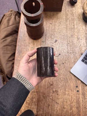 Lot 20 - A Japanese bamboo flower vase (hanaire), 17th - 18th century