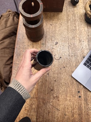 Lot 20 - A Japanese bamboo flower vase (hanaire), 17th - 18th century