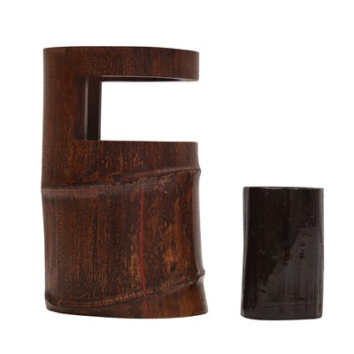 Lot 20 - A Japanese bamboo flower vase (hanaire), 17th - 18th century