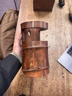 Lot 20 - A Japanese bamboo flower vase (hanaire), 17th - 18th century