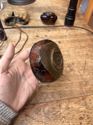 Lot 17 - A Japanese tea ceremony travelling set, Edo - Meiji period