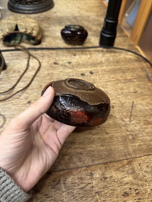 Lot 17 - A Japanese tea ceremony travelling set, Edo - Meiji period