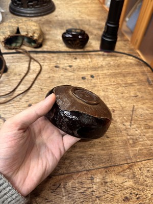 Lot 17 - A Japanese tea ceremony travelling set, Edo - Meiji period