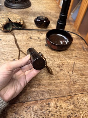 Lot 17 - A Japanese tea ceremony travelling set, Edo - Meiji period