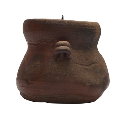 Lot 16 - A Japanese Bizen waterpot (mizusashi), Momoyama - Edo period