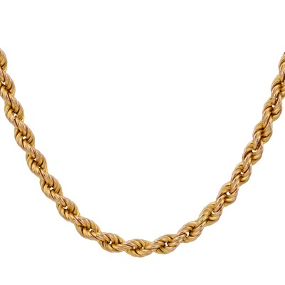 Lot 113 - A rope twist necklace, circa 1984