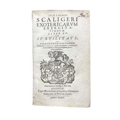 Lot 9 - Scaliger (Julius Caesar)