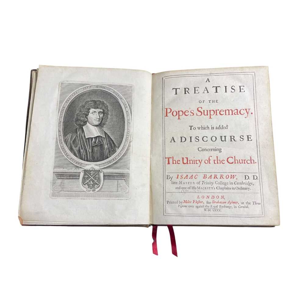 Lot 33 - Theology, A collection of 22 volumes, including: Barrow (Isaac)