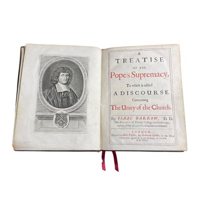 Lot 33 - Theology, A collection of 22 volumes, including: Barrow (Isaac)