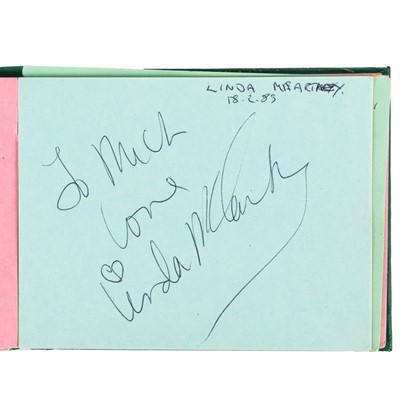 Lot 42 - Autograph Albums.- Incl. Paul McCartney, George Michael & Others