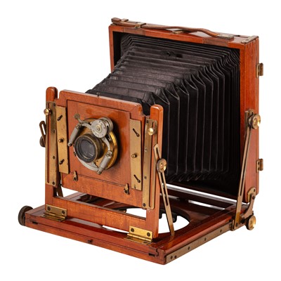 Lot 210 - Mahogany & Brass