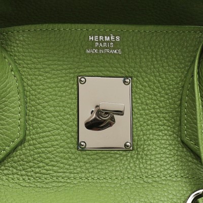 Lot 82 - Hermes Vert Pomme Clemence JPG Birkin 42