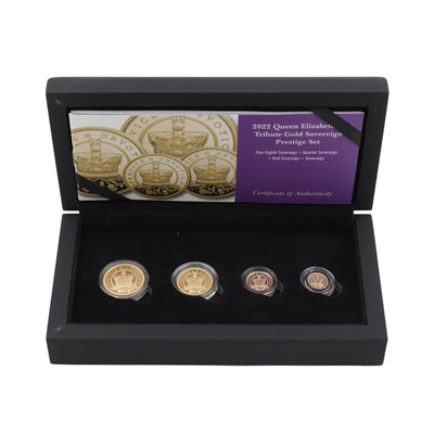 Lot 352 - GB 22ct Gold Coin- Hatton's of London 2022 Proof Four Coin Sovereign Set