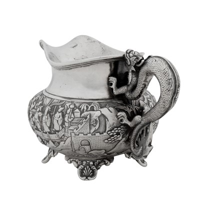 Lot 173 - Canton circa 1860 by Shan, retailed by Dak Hing