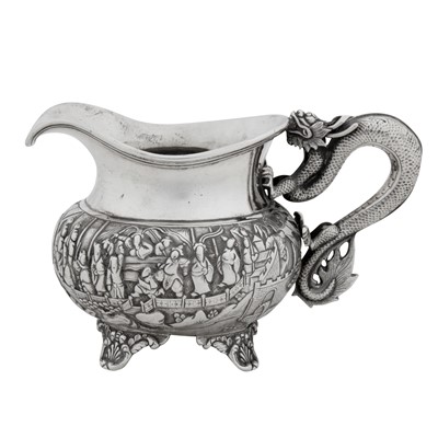 Lot 173 - Canton circa 1860 by Shan, retailed by Dak Hing