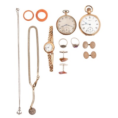 Lot 258 - A collection of watches and jewellery