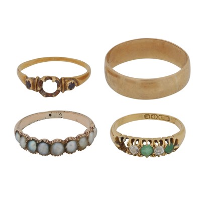 Lot 211 - Four rings