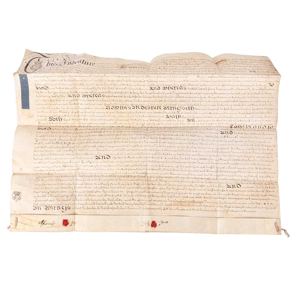 Lot 95 - Shropshire Interest.- Collection of indentures and papers, c. 17th-19th century