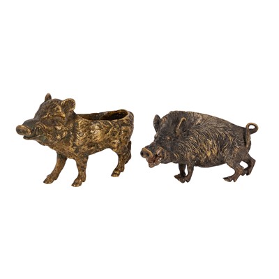 Lot 130 - An Austrian patinated bronze of a boar, late 19th / early 20th century