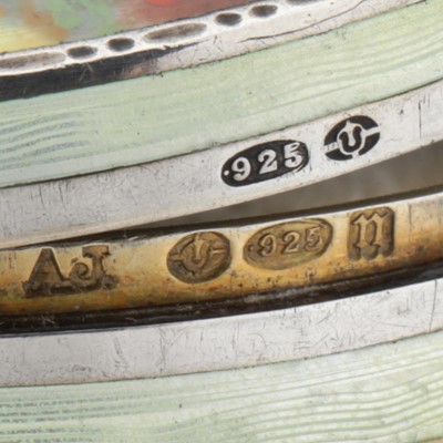 Lot 33 - Possibly Pforzheim, import marks for London 1928 by AJ (unidentified)