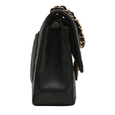Lot 178 - Chanel Black Medium Classic Double Flap Bag