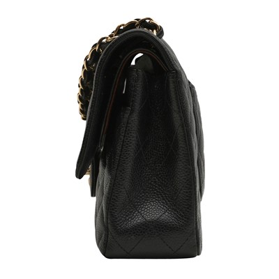 Lot 178 - Chanel Black Medium Classic Double Flap Bag