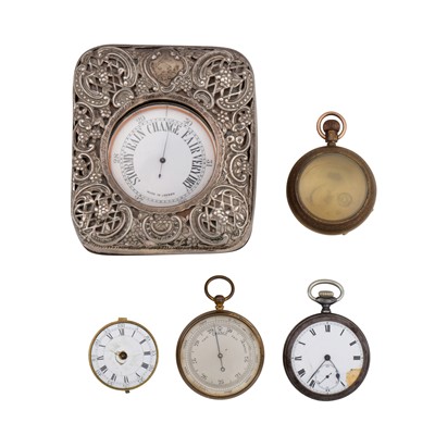Lot 318 - Barometers and Watches