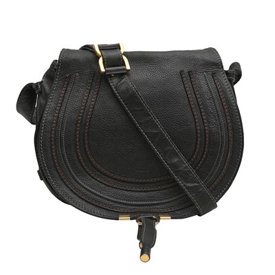 Lot 336 - Chloe Black Marcie Crossbody Bag