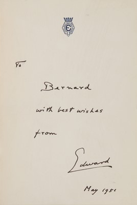 Lot 475 - Edward & Wallis, the Duke and Duchess of Windsor