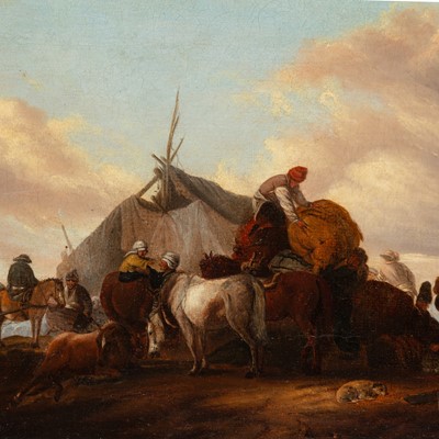 Lot 51 - After Philips Wouwerman (Dutch, late 18th Century)