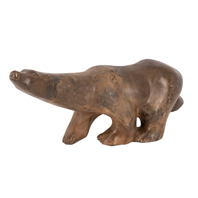 Lot 138 - Pierre Chenet Foundry (French, 20th Century), 'Ours Polaire' bronze sculpture