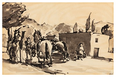 Lot 50 - Kyffin Williams O.B.E. R.A. (British, 1918-2006)